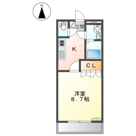 2階の間取り図