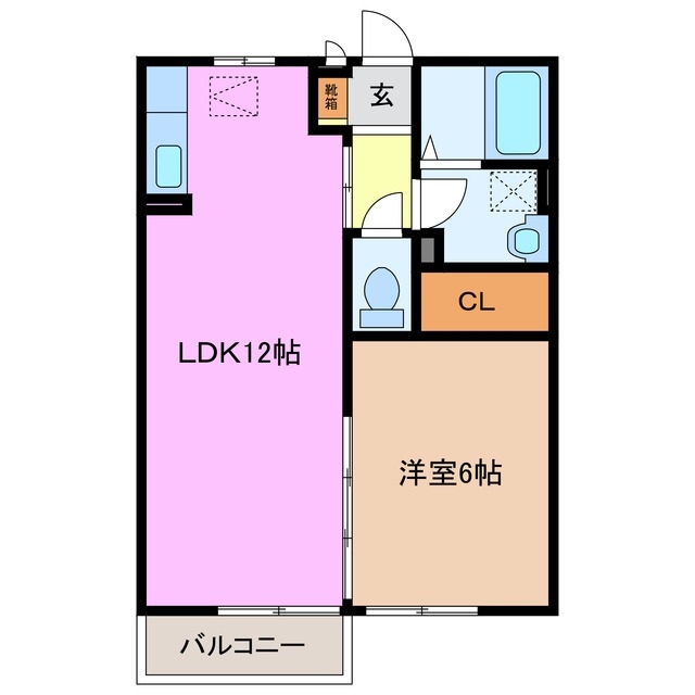 1階の間取り図
