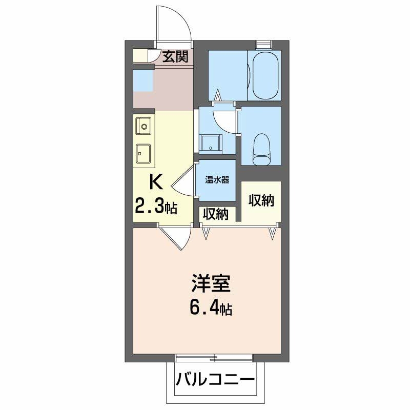 2階の間取り図