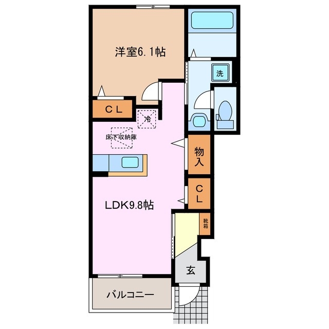 1階の間取り図
