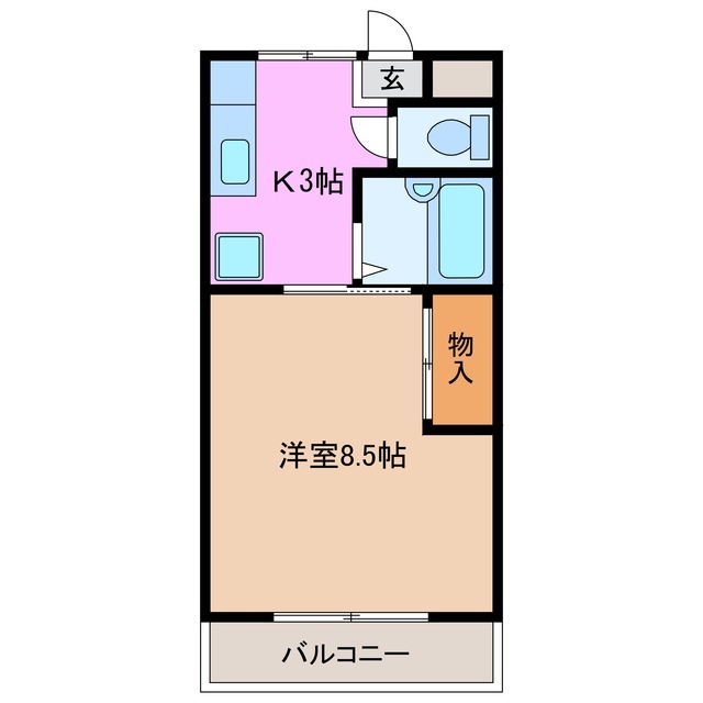 2階の間取り図