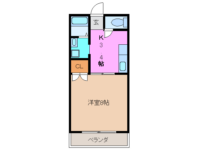 2階の間取り図