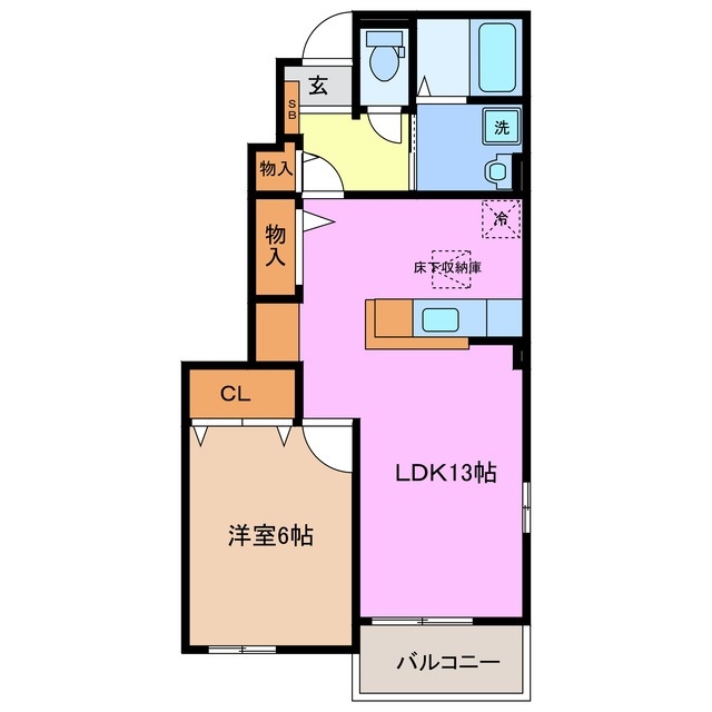 1階の間取り図