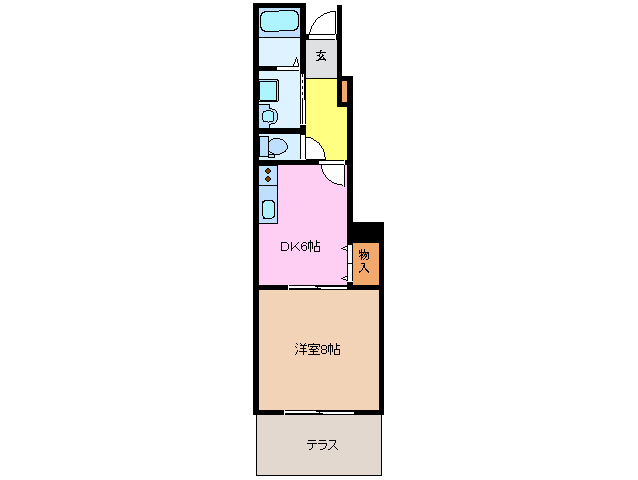 1階の間取り図