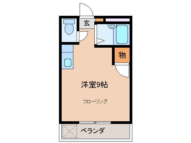 2階の間取り図