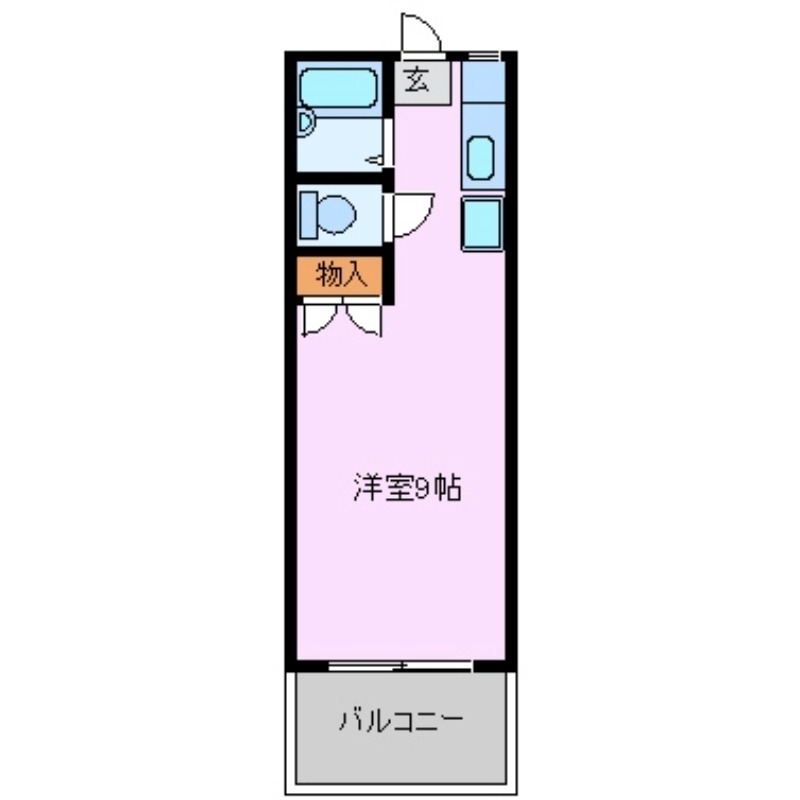 2階の間取り図