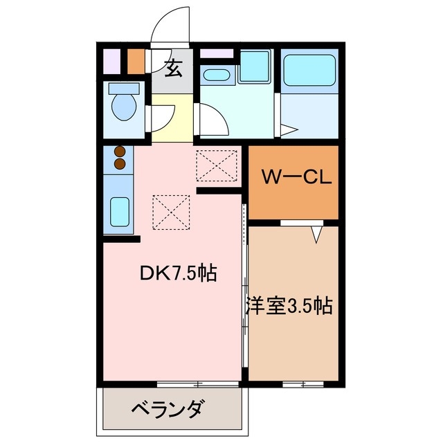 1階の間取り図