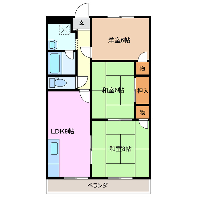 1階の間取り図