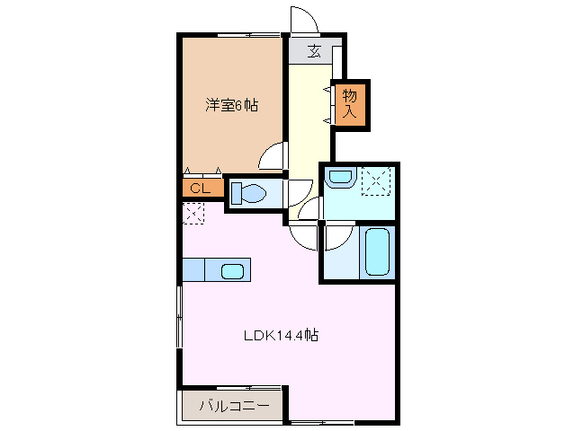1階の間取り図