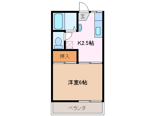 1階の間取り図