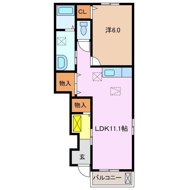 1階の間取り図