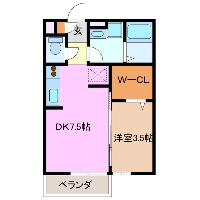 2階の間取り図