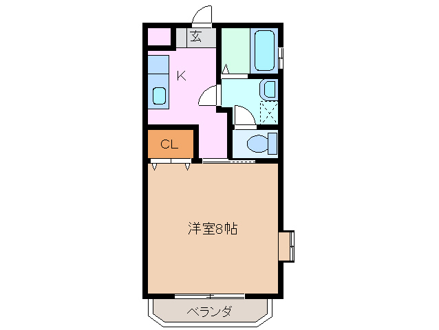 2階の間取り図