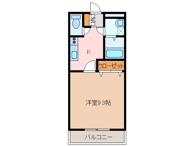 2階の間取り図