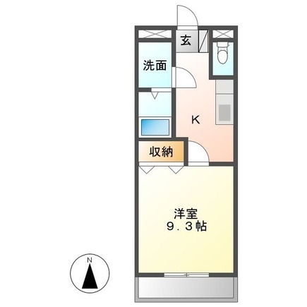 2階の間取り図