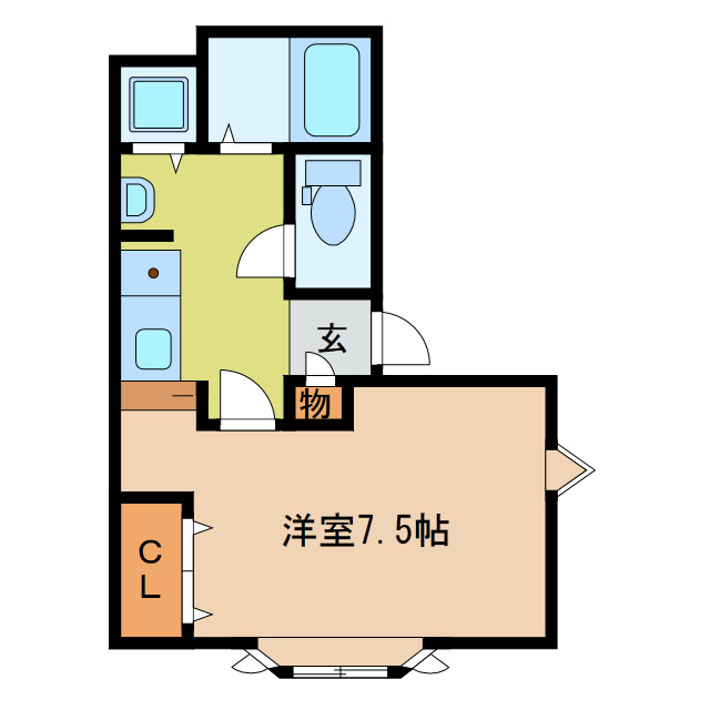 2階の間取り図