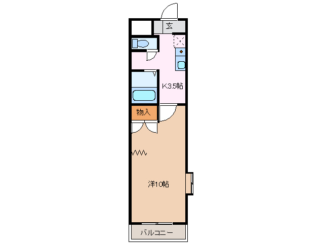 8階の間取り図