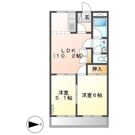 1階の間取り図