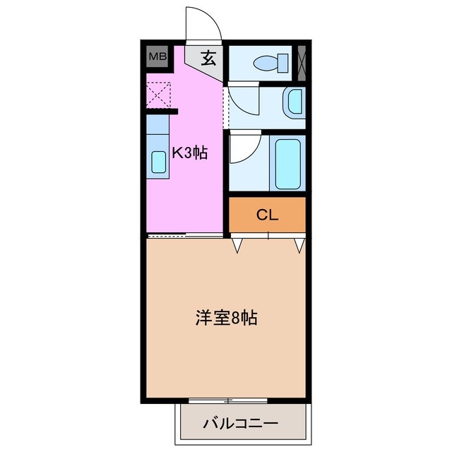 2階の間取り図