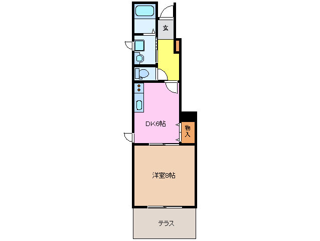 1階の間取り図