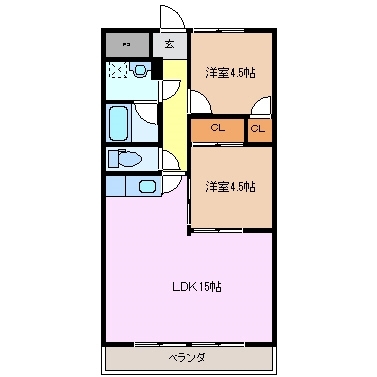 3階の間取り図