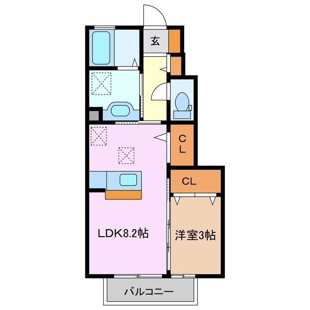 1階の間取り図