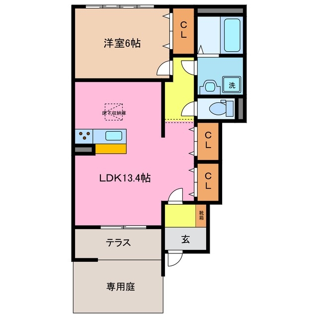1階の間取り図