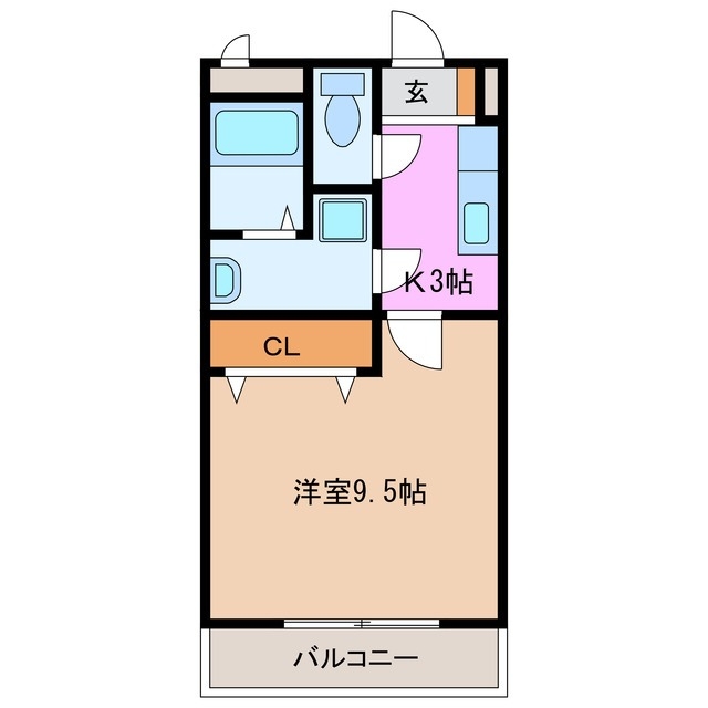 1階の間取り図