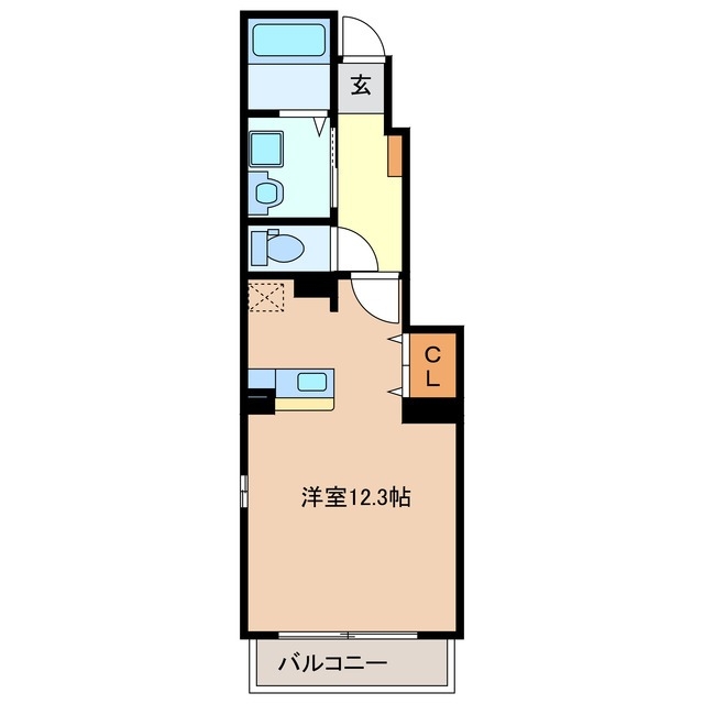 1階の間取り図