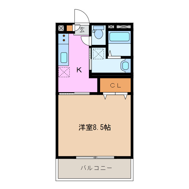 1階の間取り図