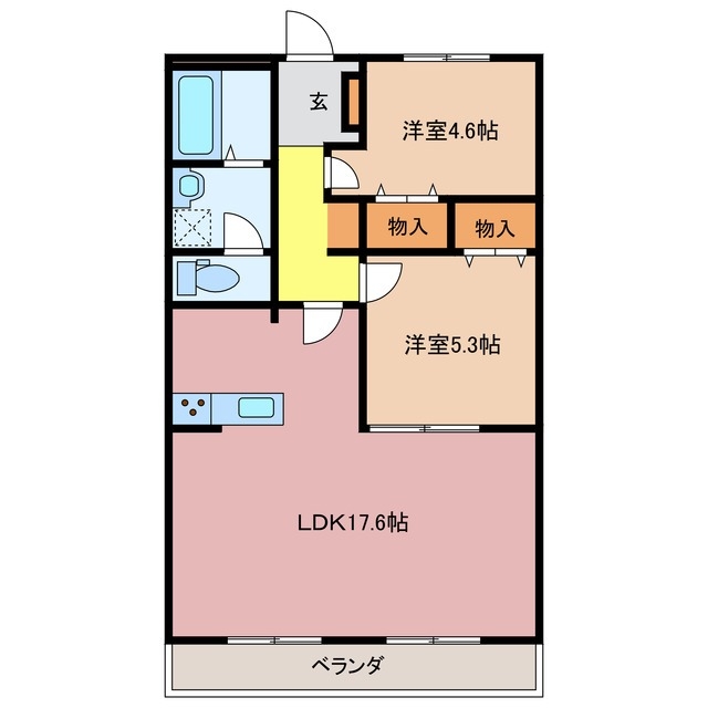 6階の間取り図