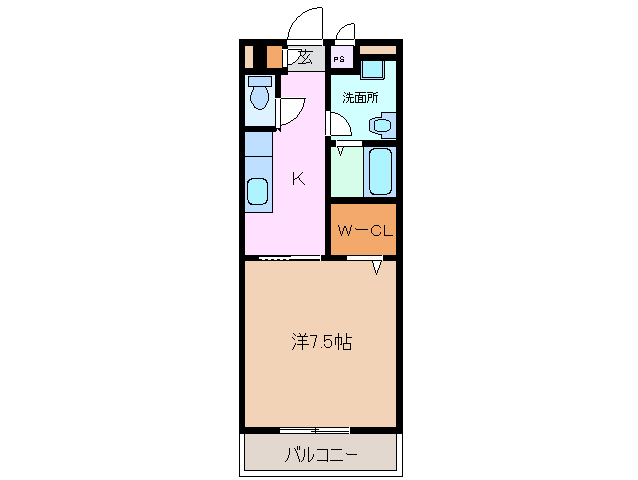1階の間取り図
