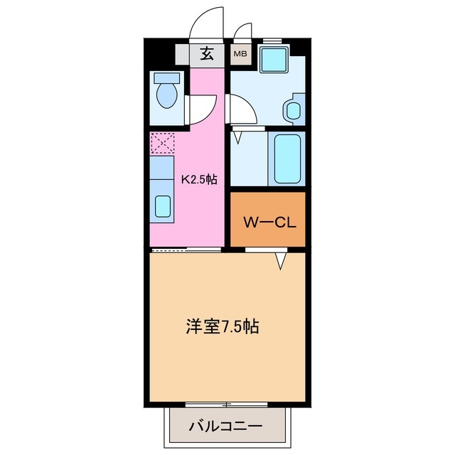 1階の間取り図