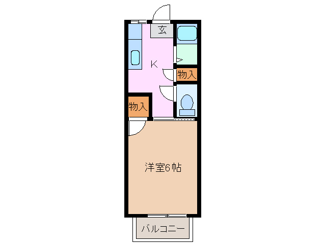 2階の間取り図