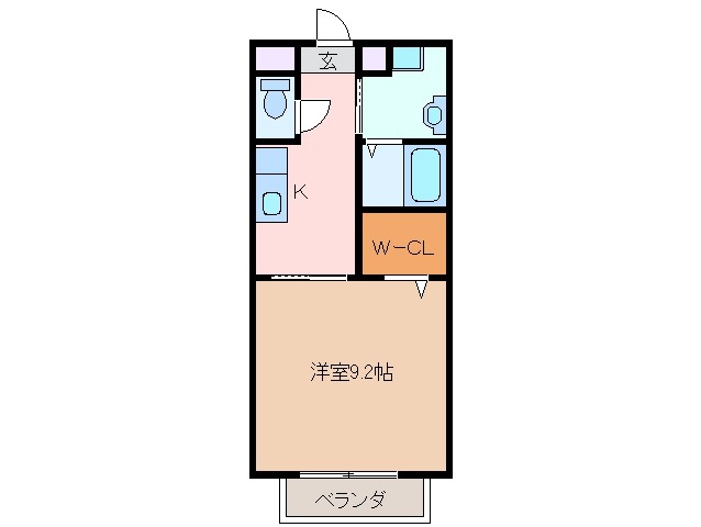 1階の間取り図