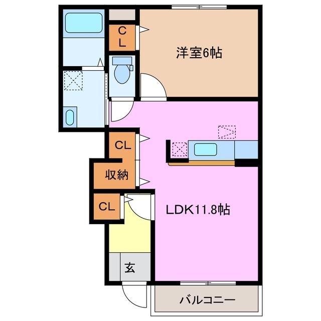 1階の間取り図