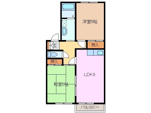 1階の間取り図