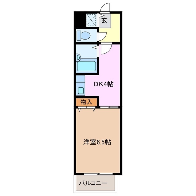6階の間取り図