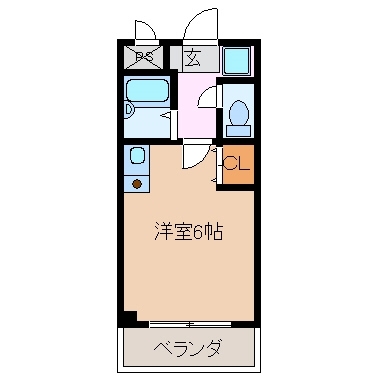 2階の間取り図
