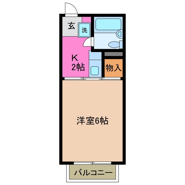 2階の間取り図