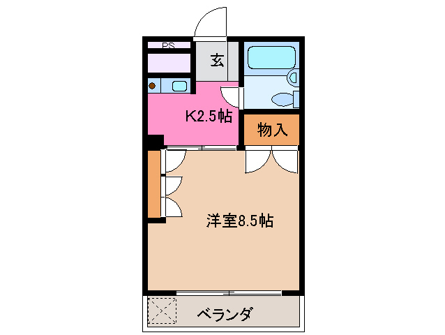 2階の間取り図