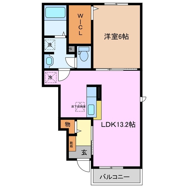 1階の間取り図