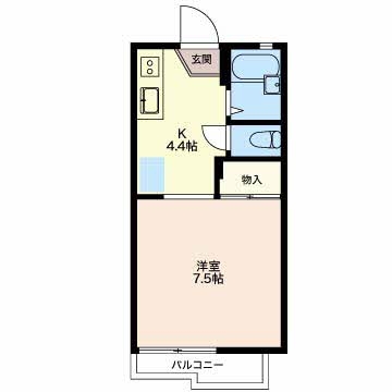 2階の間取り図
