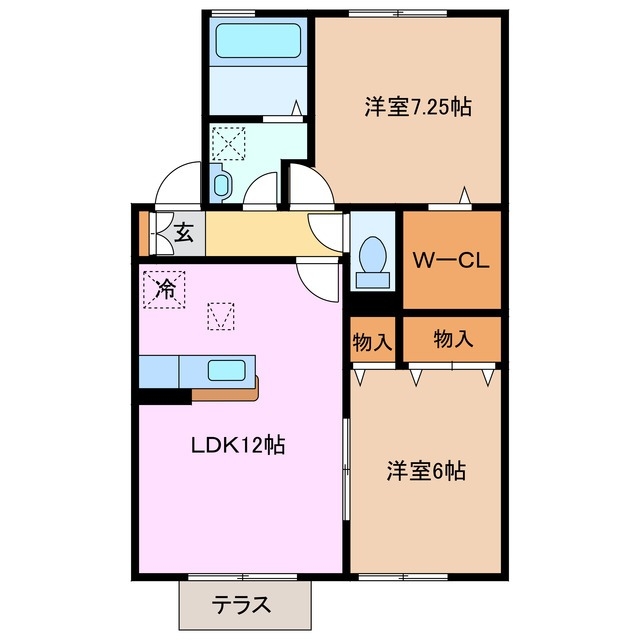 1階の間取り図