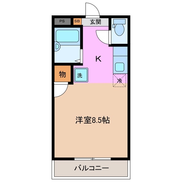 2階の間取り図