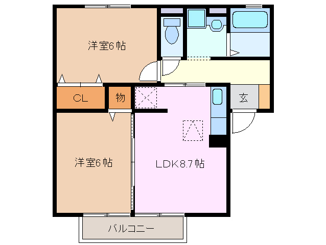 1階の間取り図