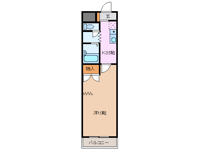 3階の間取り図