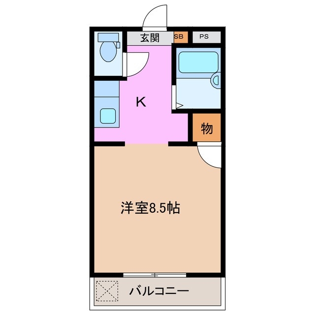 2階の間取り図