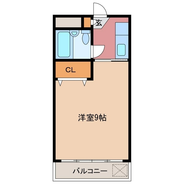 2階の間取り図