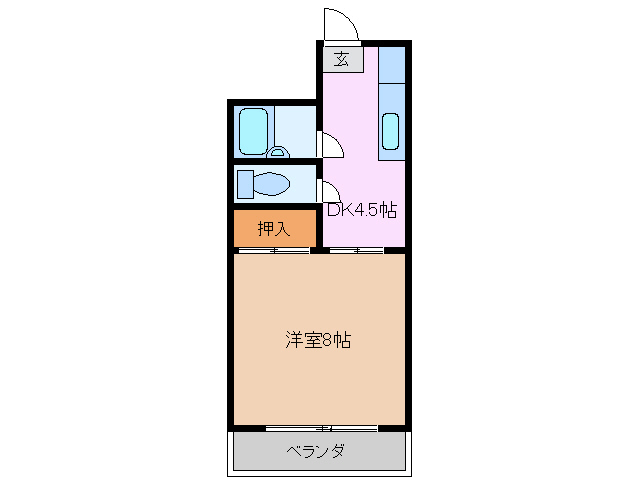 2階の間取り図